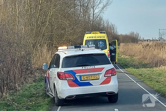 Persoon gewond na val met fiets
