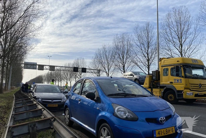 Schade bij ongeval op snelweg