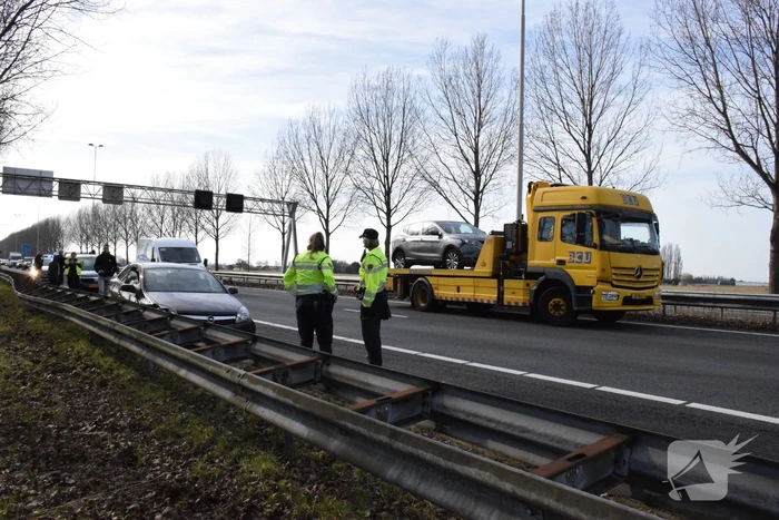 Schade bij ongeval op snelweg