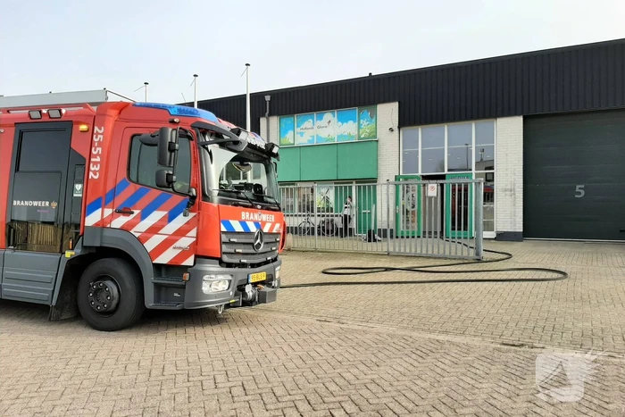 Brand in unit bedrijfsverzamelgebouw