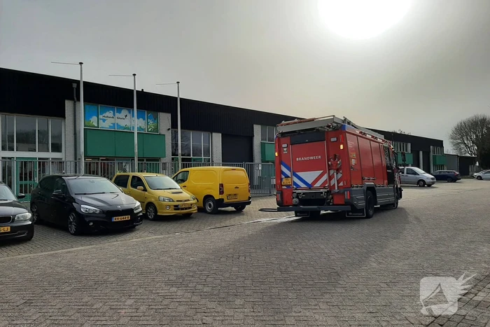 Brand in unit bedrijfsverzamelgebouw