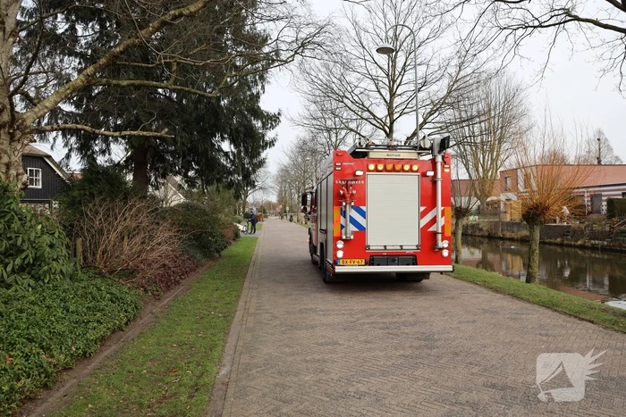 Tuinheg in brand gestoken