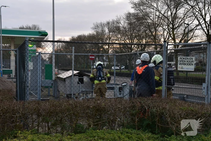 Gaslekkage bij BP-tankstation