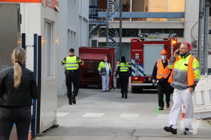 Lekkage van gevaarlijke stof bij campina laboratorium