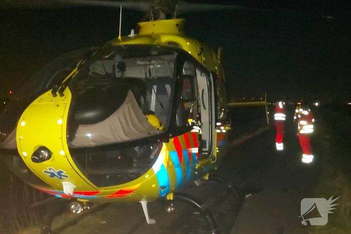 Traumahelikopter voor incident in woning