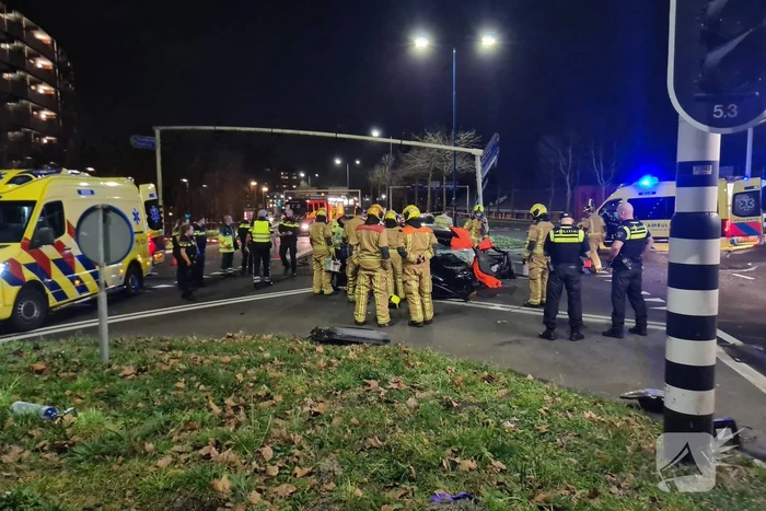 Drie gewonden bij ernstig ongeval