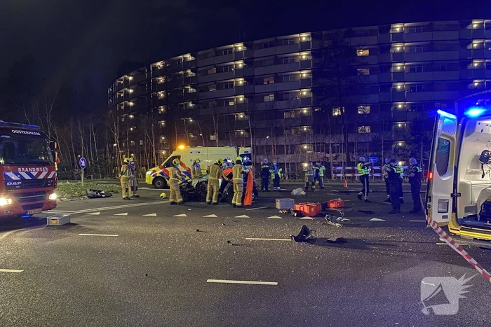 Drie gewonden bij ernstig ongeval