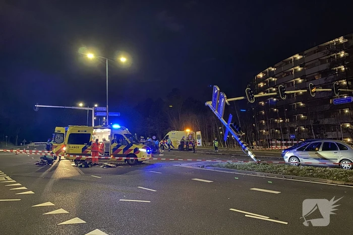 Drie gewonden bij ernstig ongeval