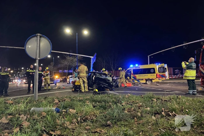 Drie gewonden bij ernstig ongeval