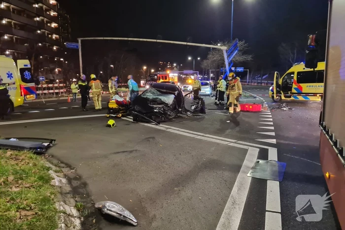 Drie gewonden bij ernstig ongeval