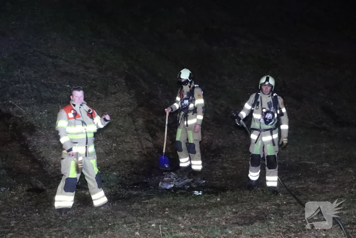 Handhaving ontdek buitenbrand
