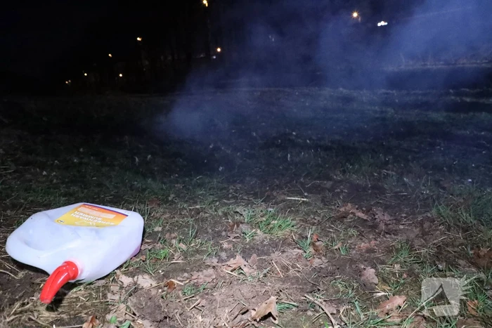 Handhaving ontdek buitenbrand