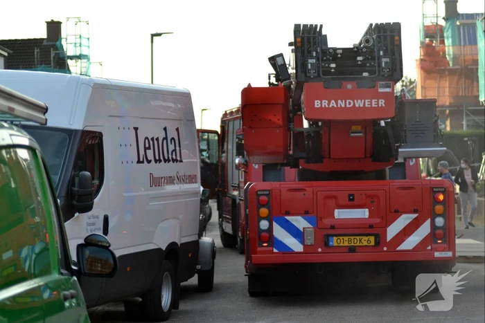 Gasleiding geraakt bij renovatiewerkzaamheden