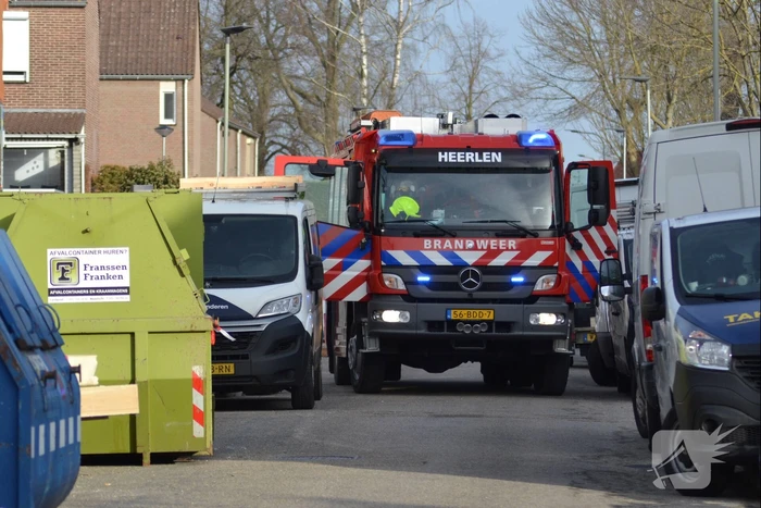 Gasleiding geraakt bij renovatiewerkzaamheden
