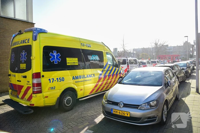 Flatwoningen ontruimd door brand