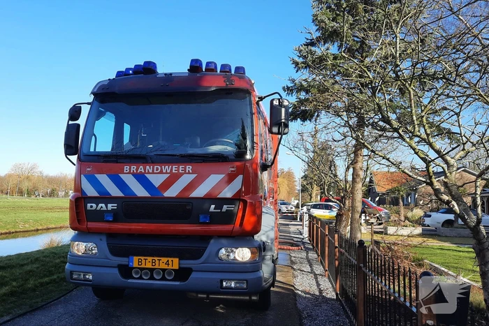 Gasleiding geraakt bij graafwerkzaamheden
