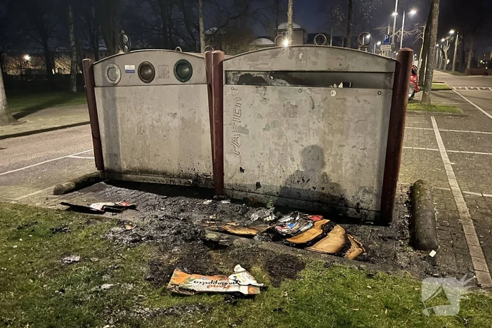 Papier in brand na brandstichting