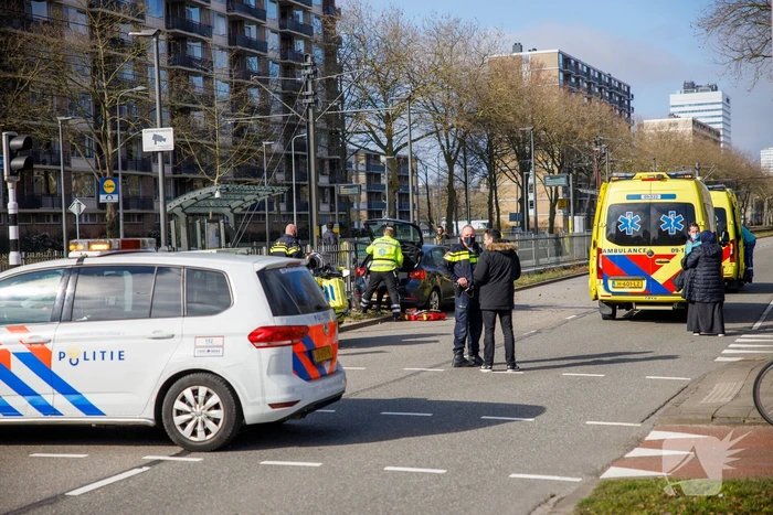 Gewonden bij verkeersongeval met scooter
