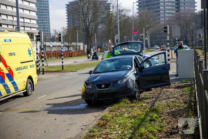Gewonden bij verkeersongeval met scooter