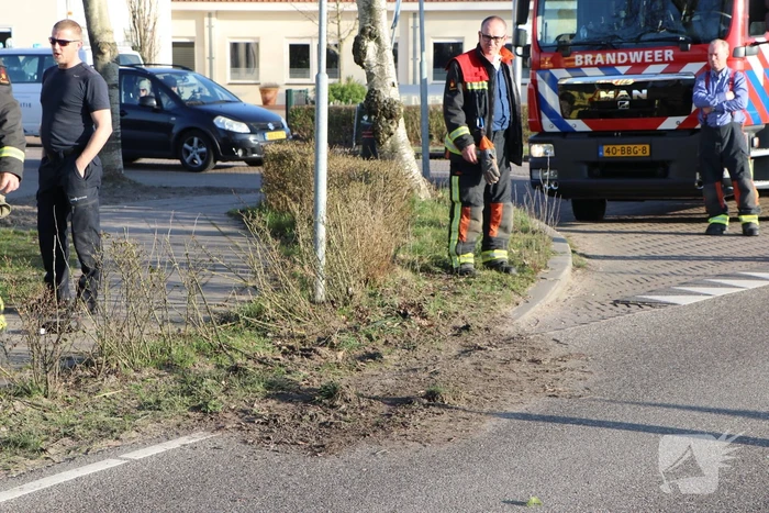 Gewonde na valpartij met motor