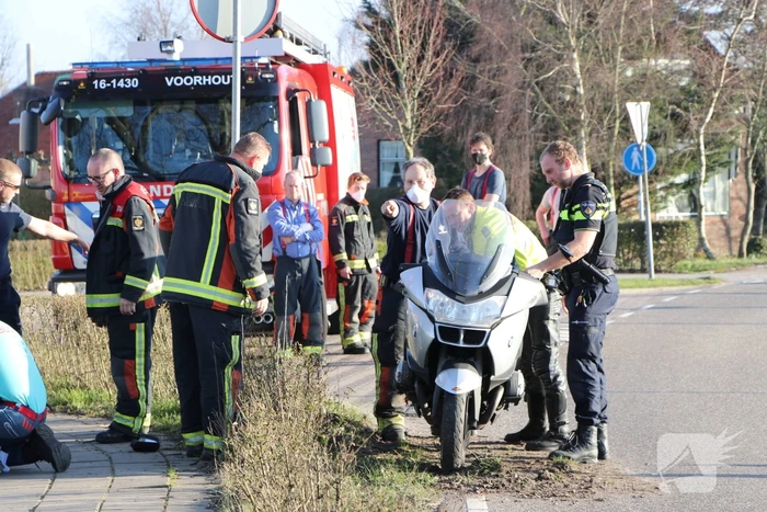 Gewonde na valpartij met motor