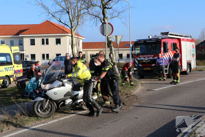 Gewonde na valpartij met motor