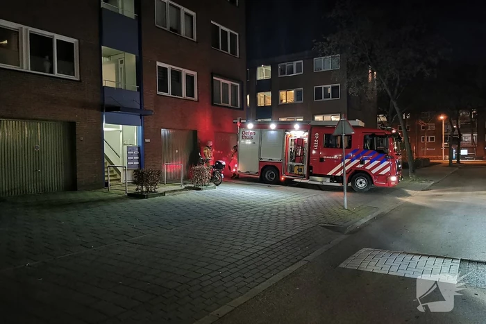 Hevige stank door een lekkende brommer