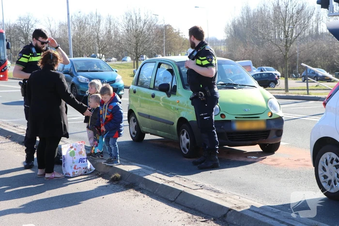 Meerdere voertuigen betrokken bij ongeval