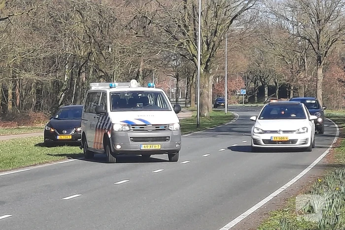Fietser gewond bij botsing met auto