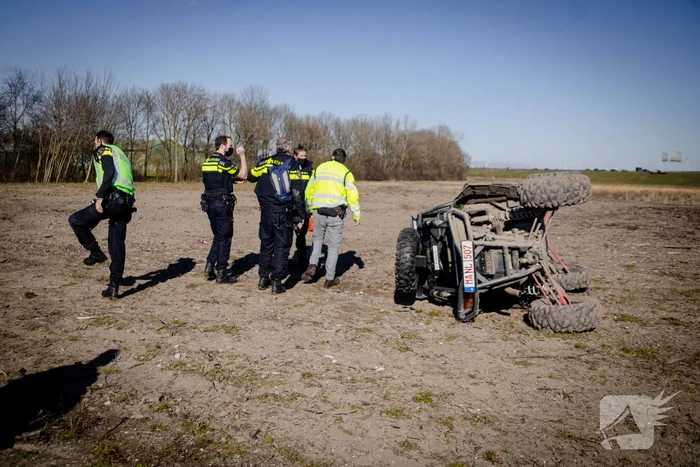 Persoon raakt gewond na ongeval met terreinbuggy