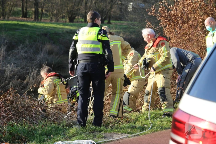 Man gewond na te water raken met scootmobiel