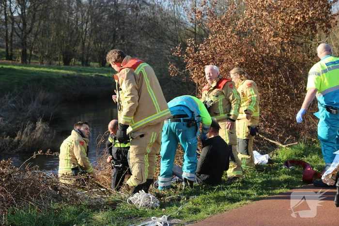 Man gewond na te water raken met scootmobiel