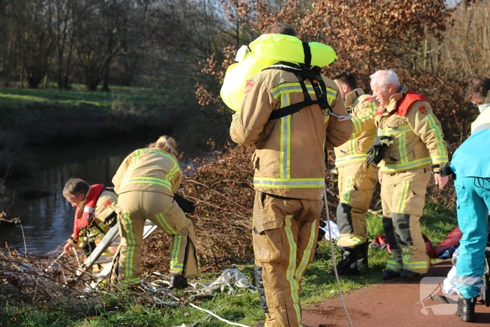 Man gewond na te water raken met scootmobiel