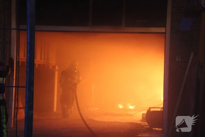 Flinke brand in leegstaand pand