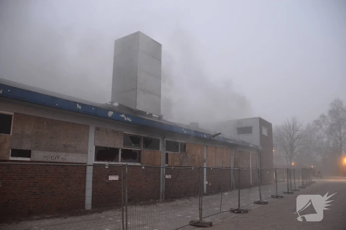 Flinke brand in leegstaand pand