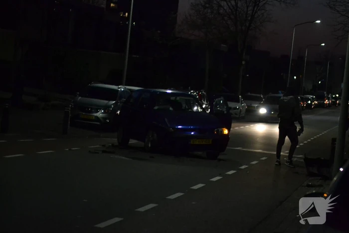 Veel schade bij frontale botsing