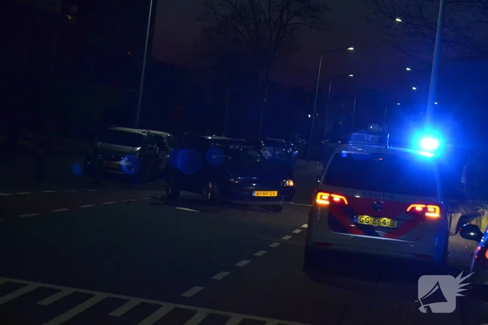 Veel schade bij frontale botsing
