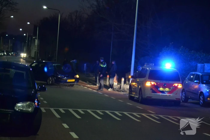 Veel schade bij frontale botsing