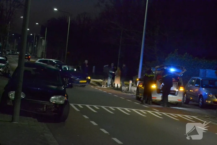 Veel schade bij frontale botsing