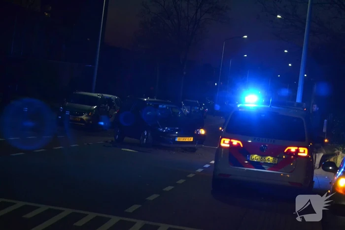 Veel schade bij frontale botsing