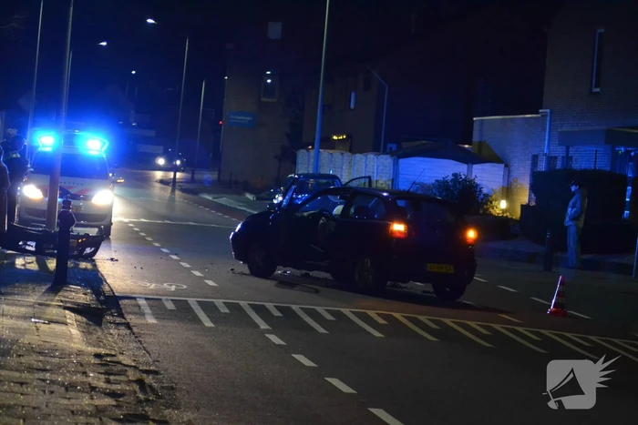 Veel schade bij frontale botsing
