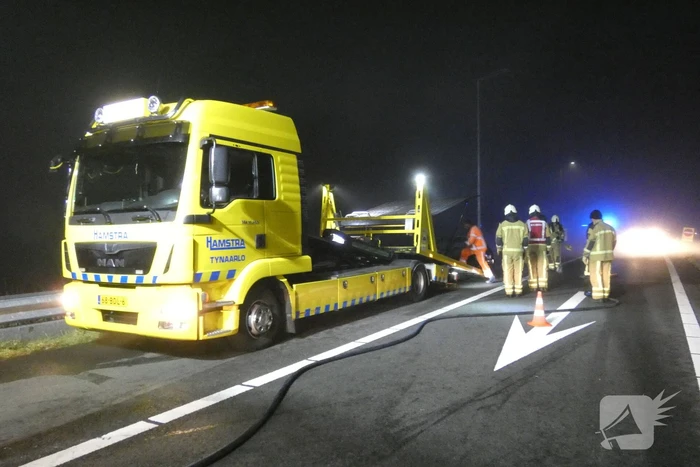 Auto volledig uitgebrand