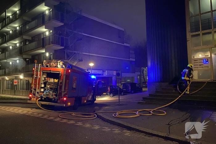 21 appartementen ontruimd door brand in kelder