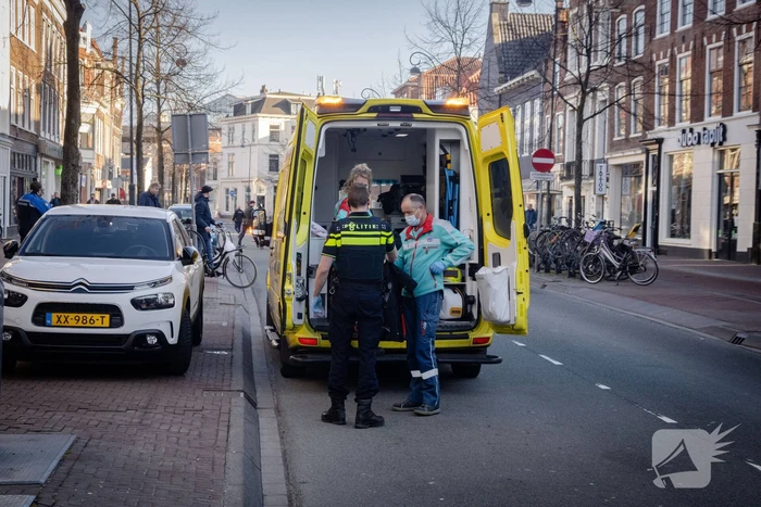 Fietser gewond bij botsing met scooterrijder