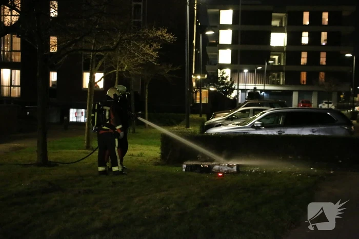 Vuurwerkresten geblust door brandweer