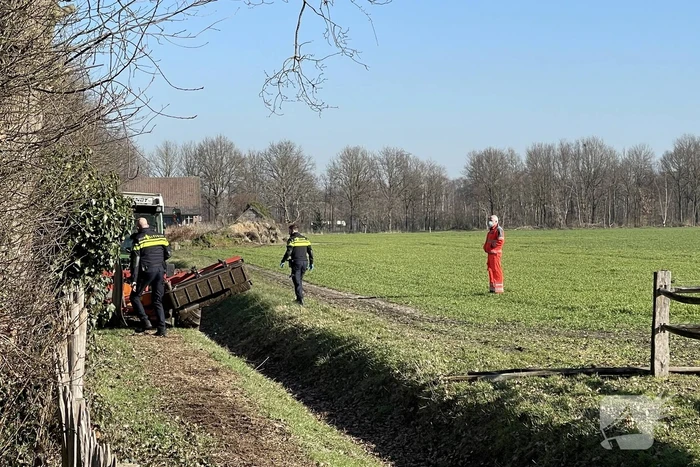 Traumahelikopter landt voor ernstig incident op boerenterrein