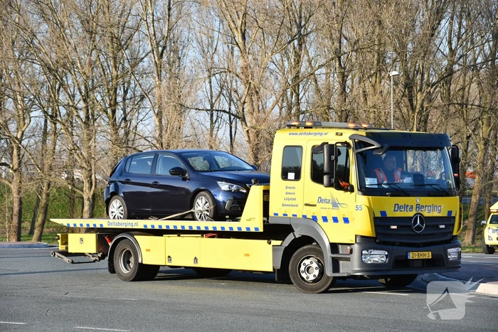 Veel schade na kop-staart aanrijding