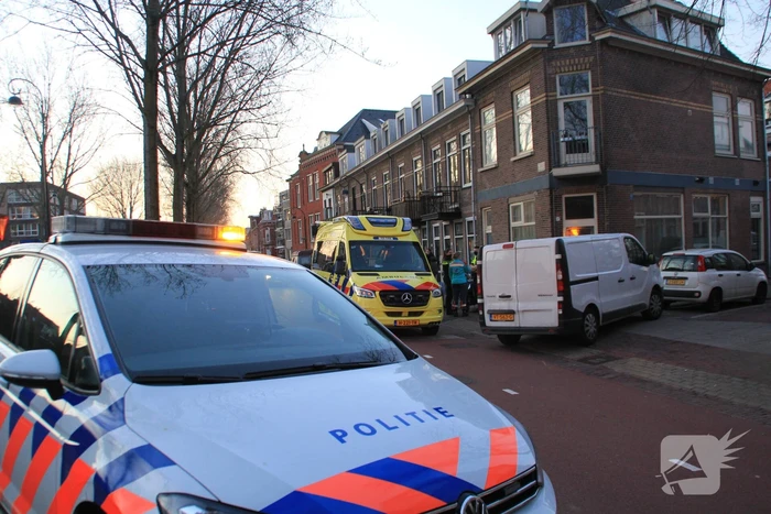 Ongeval tussen scooter en bestelbus