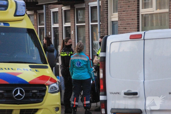 Ongeval tussen scooter en bestelbus