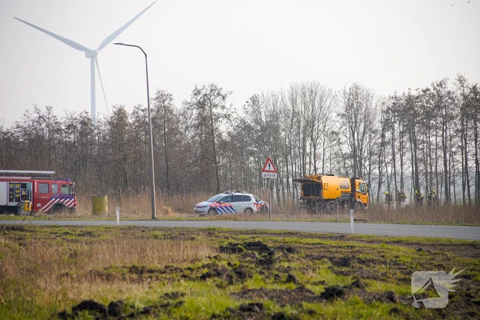 Gebied afgezet na vondst van vaten